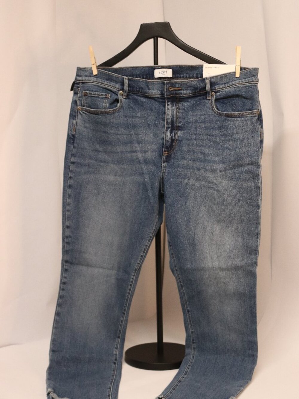 NWT Women's LOFT Skinny Ankle Mid Rise Jeans Sz 14